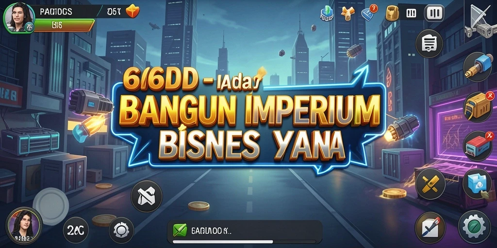 Tampilan gameplay 66D menampilkan pengelolaan bisnis yang menarik.