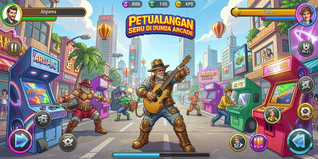 Gameplay seru dan menantang di API66.