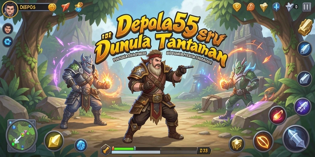 Screenshot DEPO555 menampilkan aksi petualangan yang mendebarkan.