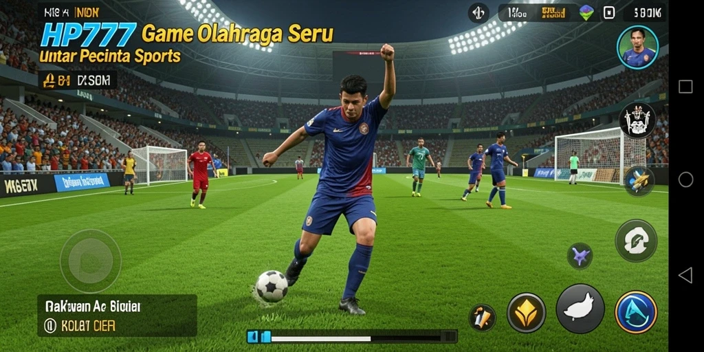 Gameplay mendebarkan di HP777 dengan momen aksi olahraga seru.