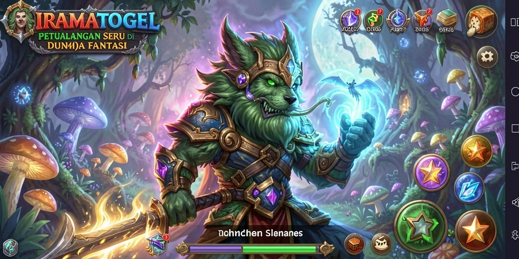 Screenshot gameplay IRAMATOGEL menunjukkan petualangan epik dalam dunia RPG.