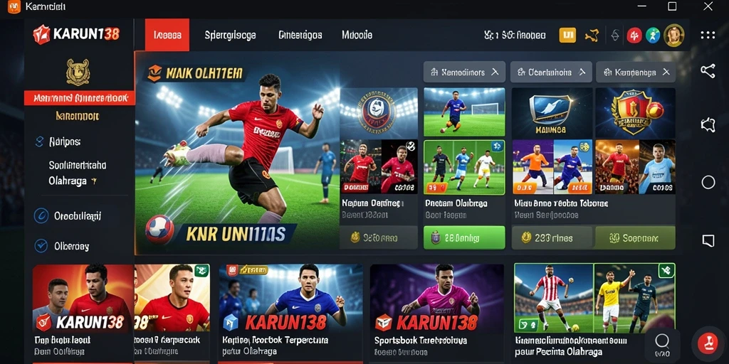 Tampilan utama gameplay Sportsbook KARUN138 yang menarik.