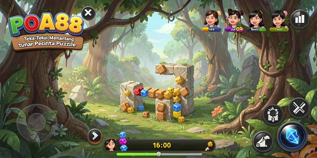 Tampilan gameplay POA88 dengan teka-teki yang menantang.