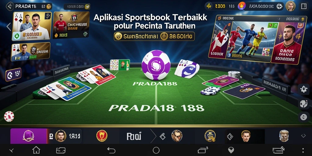 Tampilan antarmuka PRADA188 yang menarik untuk taruhan olahraga.