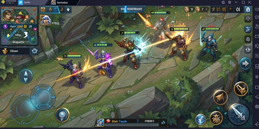 Screenshot gameplay PT89 yang menunjukkan aksi strategi menegangkan.