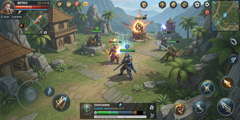 Tampilan screenshot dari gameplay menarik RP99 dalam aksi.