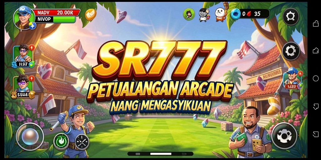 Tampilan gameplay menarik dari SR777 dengan aksi Arcade yang mendebarkan.