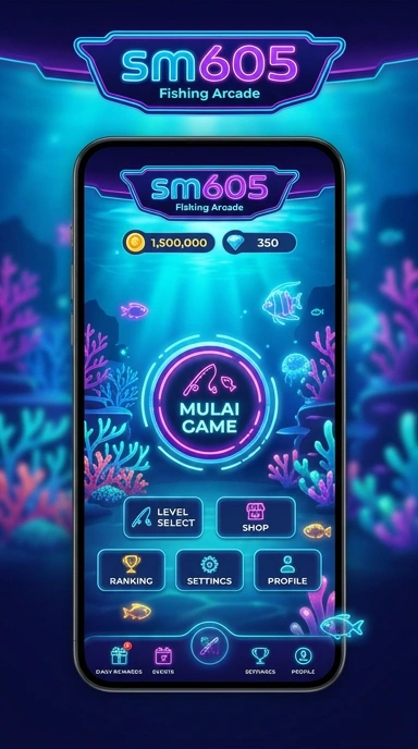 Tampilan antarmuka sm605 yang intuitif untuk pengguna.